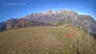 Archiv Foto Webcam Ladurns: Blick von der Bergstation Wastenegg 13:00