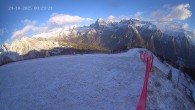 Archiv Foto Webcam Ladurns: Blick von der Bergstation Wastenegg 07:00
