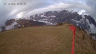 Archiv Foto Webcam Ladurns: Blick von der Bergstation Wastenegg 13:00