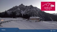 Archived image Webcam Mieders - panoramic view of mountain station Koppeneck 21:00