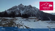 Archived image Webcam Mieders - panoramic view of mountain station Koppeneck 23:00