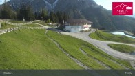 Archiv Foto Webcam Mieders: Rundblick von Bergstation Koppeneck 18:00
