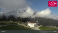 Archiv Foto Webcam Mieders: Rundblick von Bergstation Koppeneck 06:00