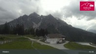 Archiv Foto Webcam Mieders: Rundblick von Bergstation Koppeneck 14:00