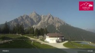 Archiv Foto Webcam Mieders: Rundblick von Bergstation Koppeneck 07:00