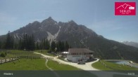 Archived image Webcam Mieders - panoramic view of mountain station Koppeneck 07:00