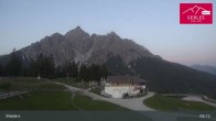 Archiv Foto Webcam Mieders: Rundblick von Bergstation Koppeneck 04:00