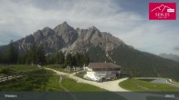 Archiv Foto Webcam Mieders: Rundblick von Bergstation Koppeneck 08:00