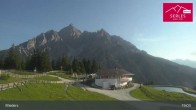 Archiv Foto Webcam Mieders: Rundblick von Bergstation Koppeneck 18:00