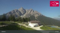 Archiv Foto Webcam Mieders: Rundblick von Bergstation Koppeneck 07:00