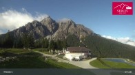 Archiv Foto Webcam Mieders: Rundblick von Bergstation Koppeneck 07:00