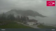 Archiv Foto Webcam Mieders: Rundblick von Bergstation Koppeneck 08:00