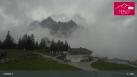 Archiv Foto Webcam Mieders: Rundblick von Bergstation Koppeneck 10:00