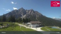 Archiv Foto Webcam Mieders: Rundblick von Bergstation Koppeneck 10:00