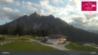 Archiv Foto Webcam Mieders: Rundblick von Bergstation Koppeneck 18:00
