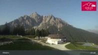 Archiv Foto Webcam Mieders: Rundblick von Bergstation Koppeneck 07:00