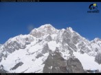 Archived image Webcam Courmayeur: View of the Montblanc 11:00