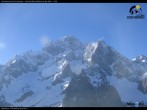 Archived image Webcam Courmayeur: View of the Montblanc 17:00
