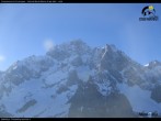 Archived image Webcam Courmayeur: View of the Montblanc 19:00