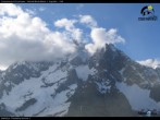 Archiv Foto Webcam Mont Blanc Blick 17:00