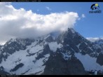 Archiv Foto Webcam Mont Blanc Blick 19:00