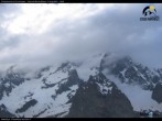 Archived image Webcam Courmayeur: View of the Montblanc 19:00