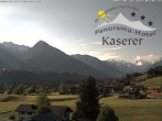Archiv Foto Webcam Fischen, Hotel Garni Kaserer 07:00