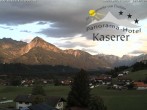 Archiv Foto Webcam Fischen, Hotel Garni Kaserer 19:00