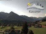 Archived image Webcam Fischen in the Allgäu, Kaserer Hotel 07:00