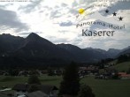 Archived image Webcam Fischen in the Allgäu, Kaserer Hotel 09:00