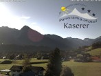 Archiv Foto Webcam Fischen, Hotel Garni Kaserer 08:00