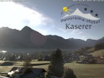 Archiv Foto Webcam Fischen, Hotel Garni Kaserer 08:00