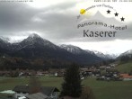 Archived image Webcam Fischen in the Allgäu, Kaserer Hotel 13:00