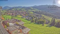Archived image Webcam Fischen in the Allgäu, Tanneck Hotel 08:00