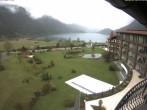 Archived image Webcam "Laterndl Hof" hotel, lake Haldensee 09:00