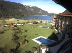 Archived image Webcam "Laterndl Hof" hotel, lake Haldensee 07:00