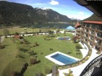 Archived image Webcam "Laterndl Hof" hotel, lake Haldensee 09:00