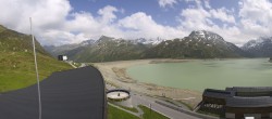 Archiv Foto Webcam Bielerhöhe: Silvretta Stausee 13:00