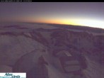 Archiv Foto Webcam Säntis (Ostschweiz): Blick Berggasthaus 06:00