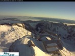 Archiv Foto Webcam Säntis (Ostschweiz): Blick Berggasthaus 07:00