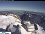 Archiv Foto Webcam Säntis (Ostschweiz): Blick Berggasthaus 11:00