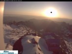 Archiv Foto Webcam Säntis (Ostschweiz): Blick Berggasthaus 05:00