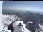 Archiv Foto Webcam Säntis (Ostschweiz): Blick Berggasthaus 07:00