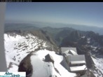 Archiv Foto Webcam Säntis (Ostschweiz): Blick Berggasthaus 09:00