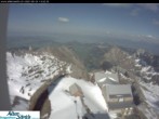 Archiv Foto Webcam Säntis (Ostschweiz): Blick Berggasthaus 15:00