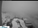 Archiv Foto Webcam Säntis (Ostschweiz): Blick Berggasthaus 05:00