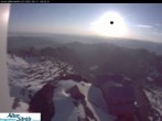 Archiv Foto Webcam Säntis (Ostschweiz): Blick Berggasthaus 05:00