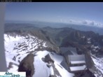 Archiv Foto Webcam Säntis (Ostschweiz): Blick Berggasthaus 09:00