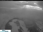 Archiv Foto Webcam Säntis (Ostschweiz): Blick Berggasthaus 05:00