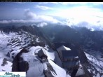 Archiv Foto Webcam Säntis (Ostschweiz): Blick Berggasthaus 07:00